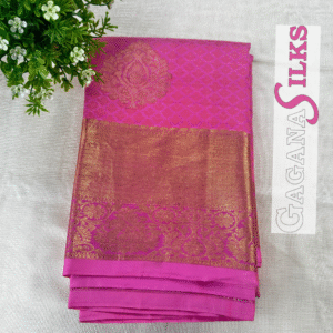 Pure Kanchivaram Silk -Pink-GS01KA010