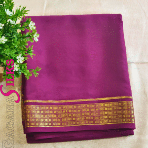 Pure Mysore Crepe Silk-Megenta-GS02MC013