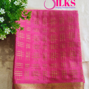 Pure Mysore Crepe Silk-Pink-GS02MC019