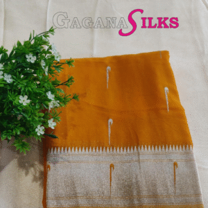 Georgette saree-Orange-GS04FS028