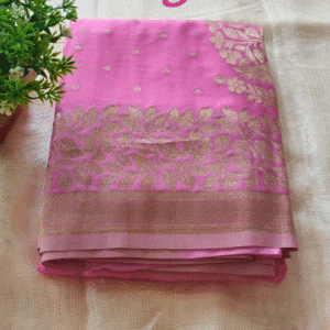 Designer Georgette Saree-Pastel pink-GS04FS038