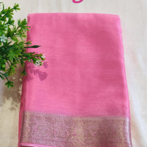 Georgette saree-Pastel pink-GS04FS040