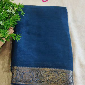 Georgette saree-Navy Blue-GS04FS042